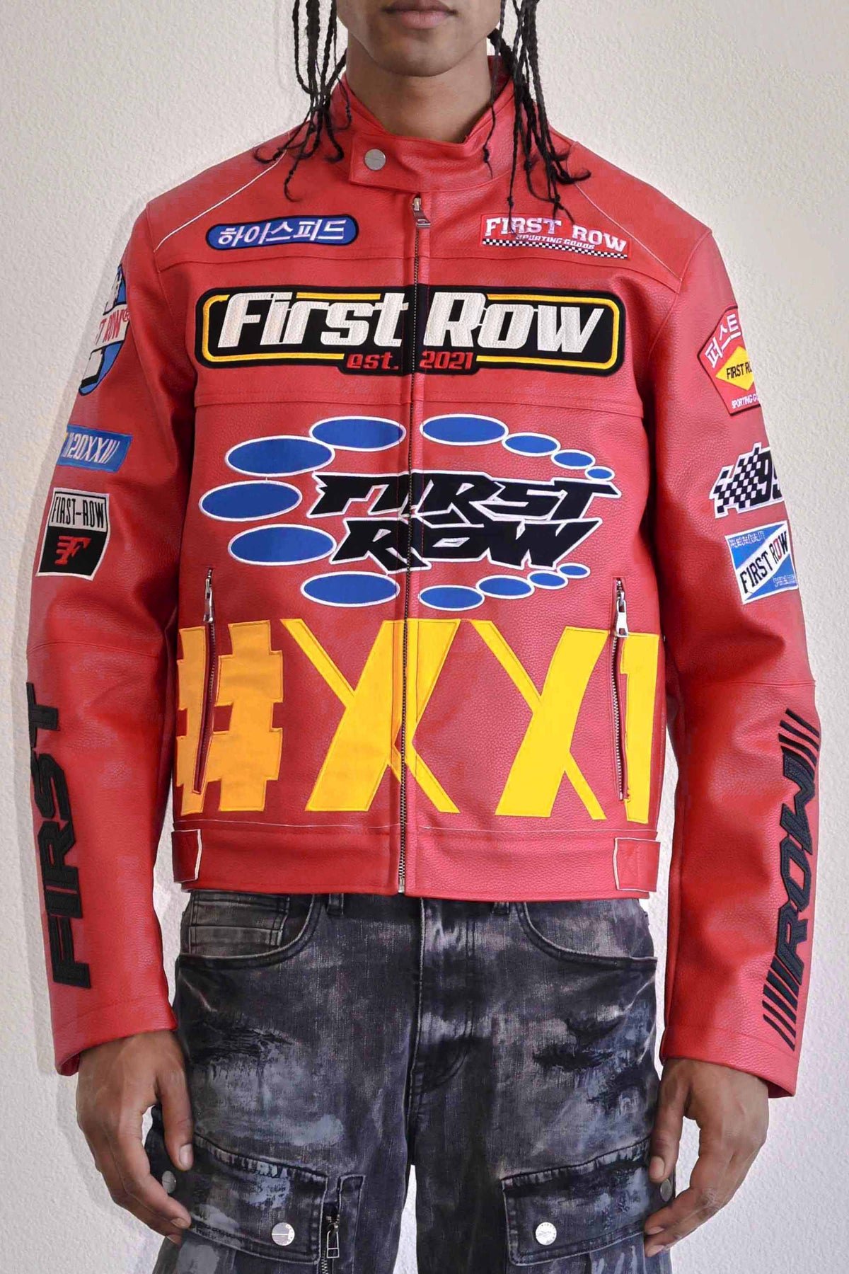MOTOR RACING LEATHER JACKET | First Row