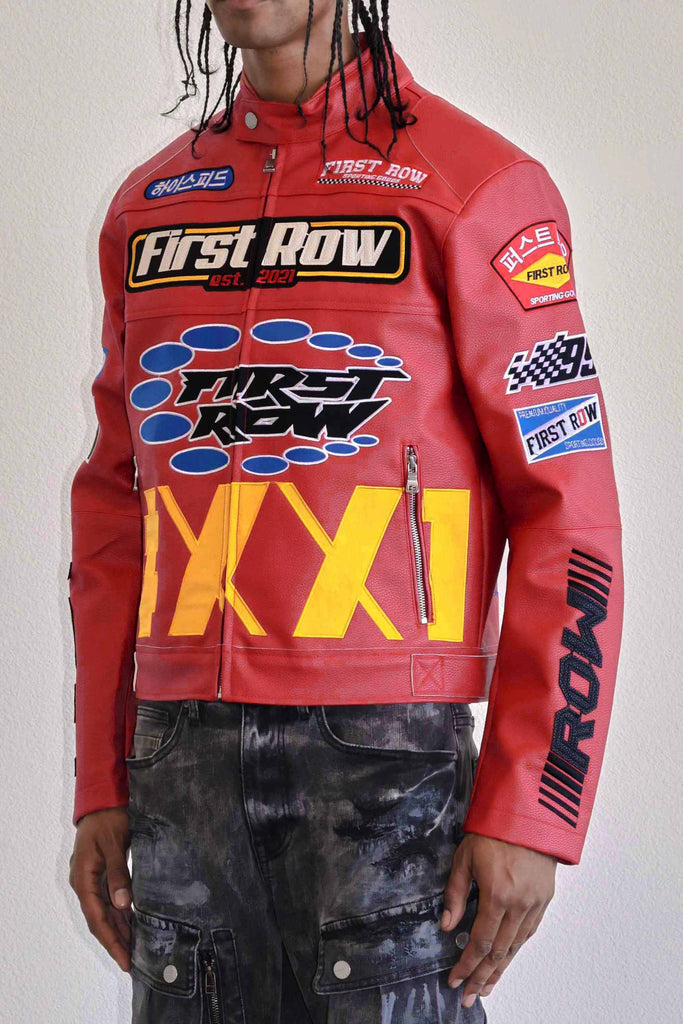 MOTOR RACING LEATHER JACKET | First Row