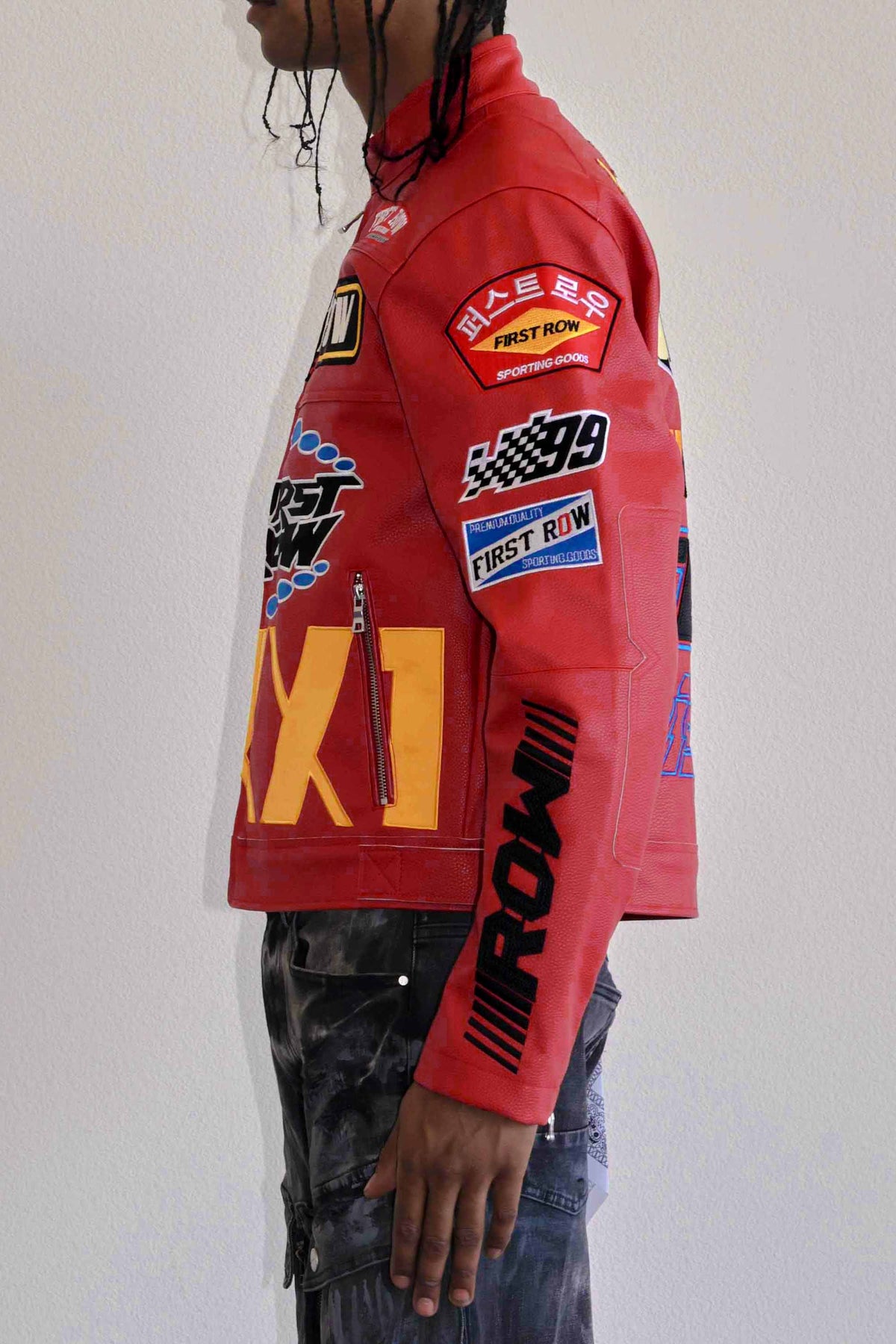 MOTOR RACING LEATHER JACKET | First Row
