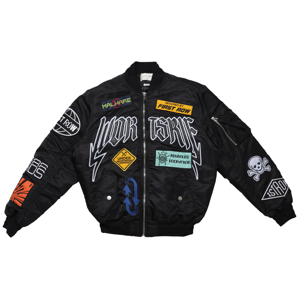 CAUTION MULTI PATCHES MA-1 JACKET