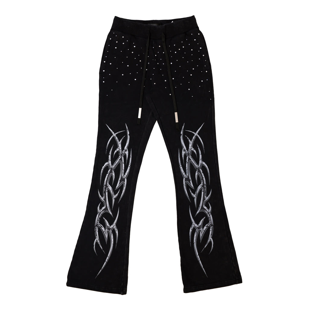Y2K TRIBAL FLARE JOGGER