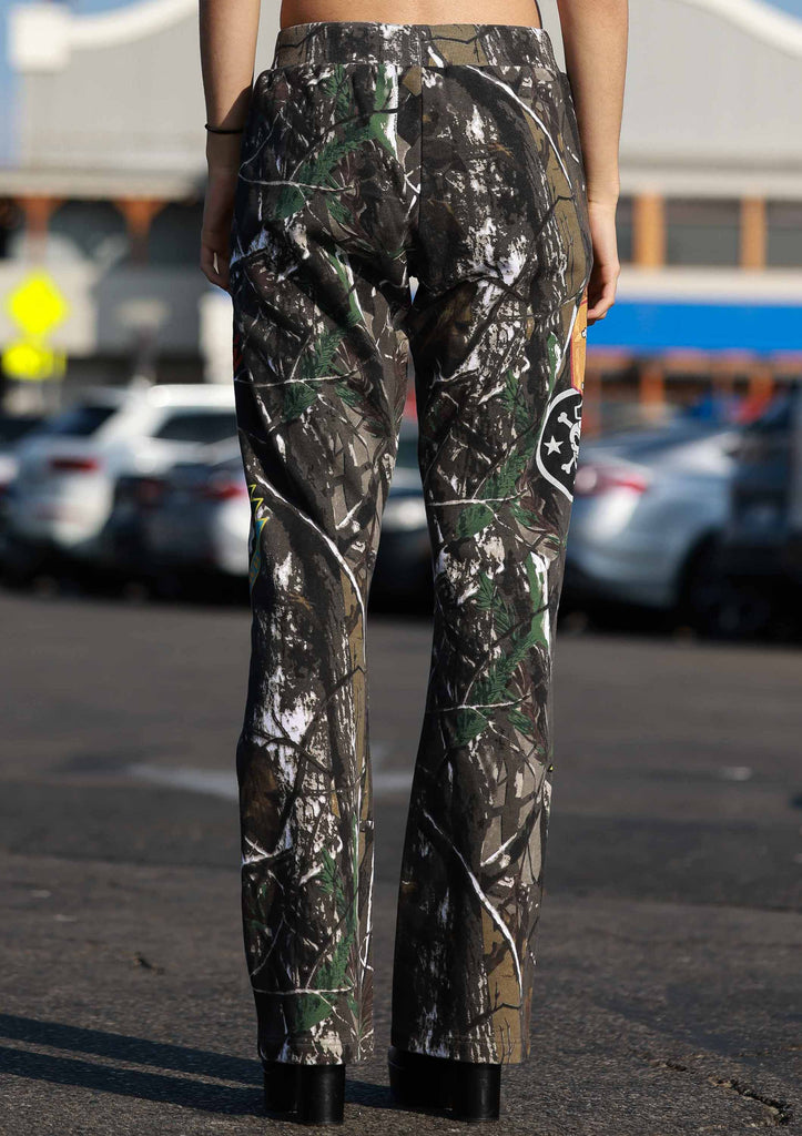 LOGO ALLOVER FLARE JOGGER