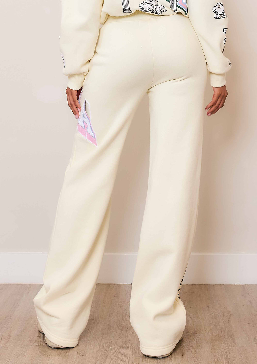 ART LEAGUE FLEECE WIDE JOGGER