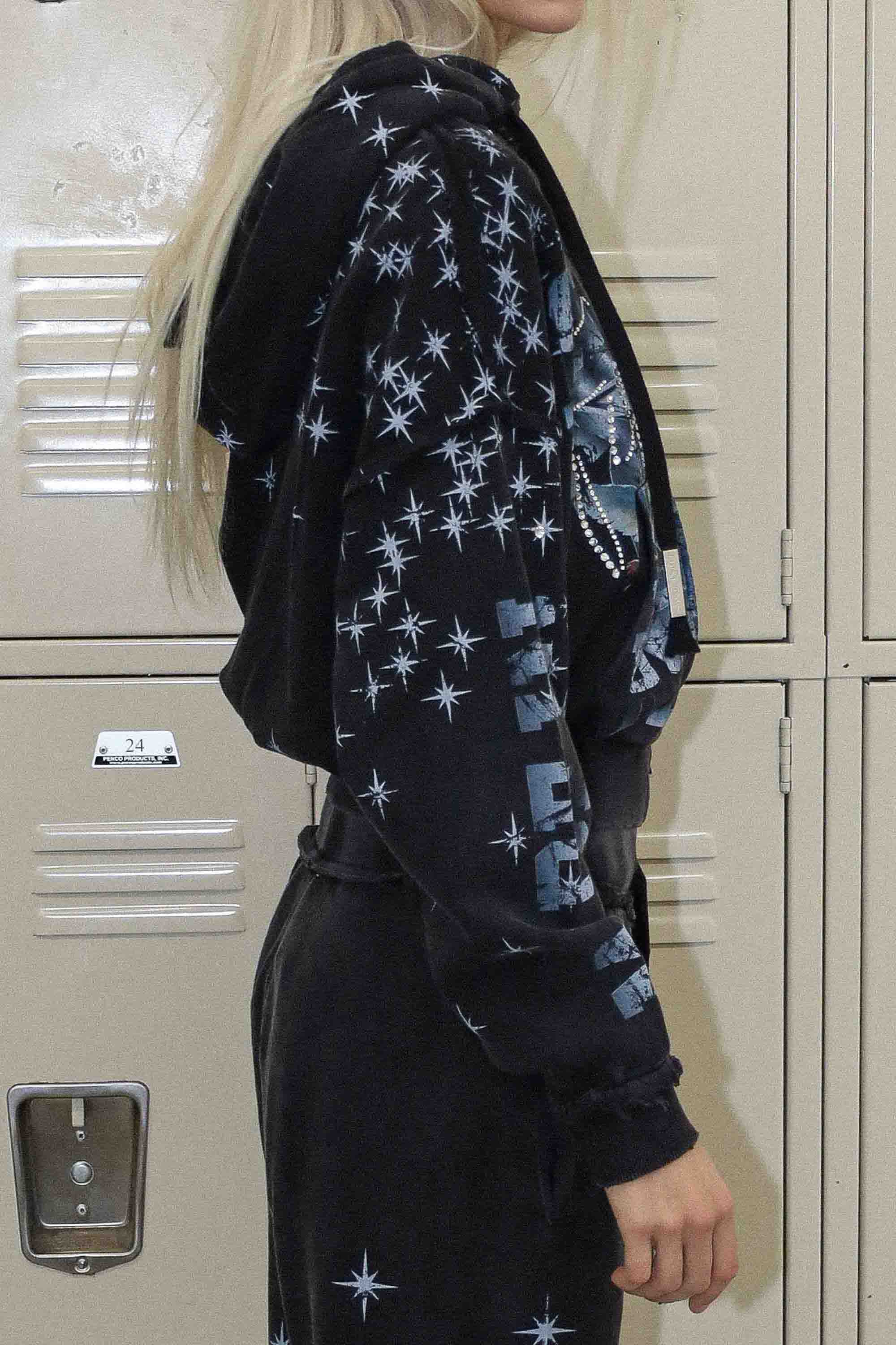 MADE IN HEAVEN STARDUST ZIP UP HOODIE