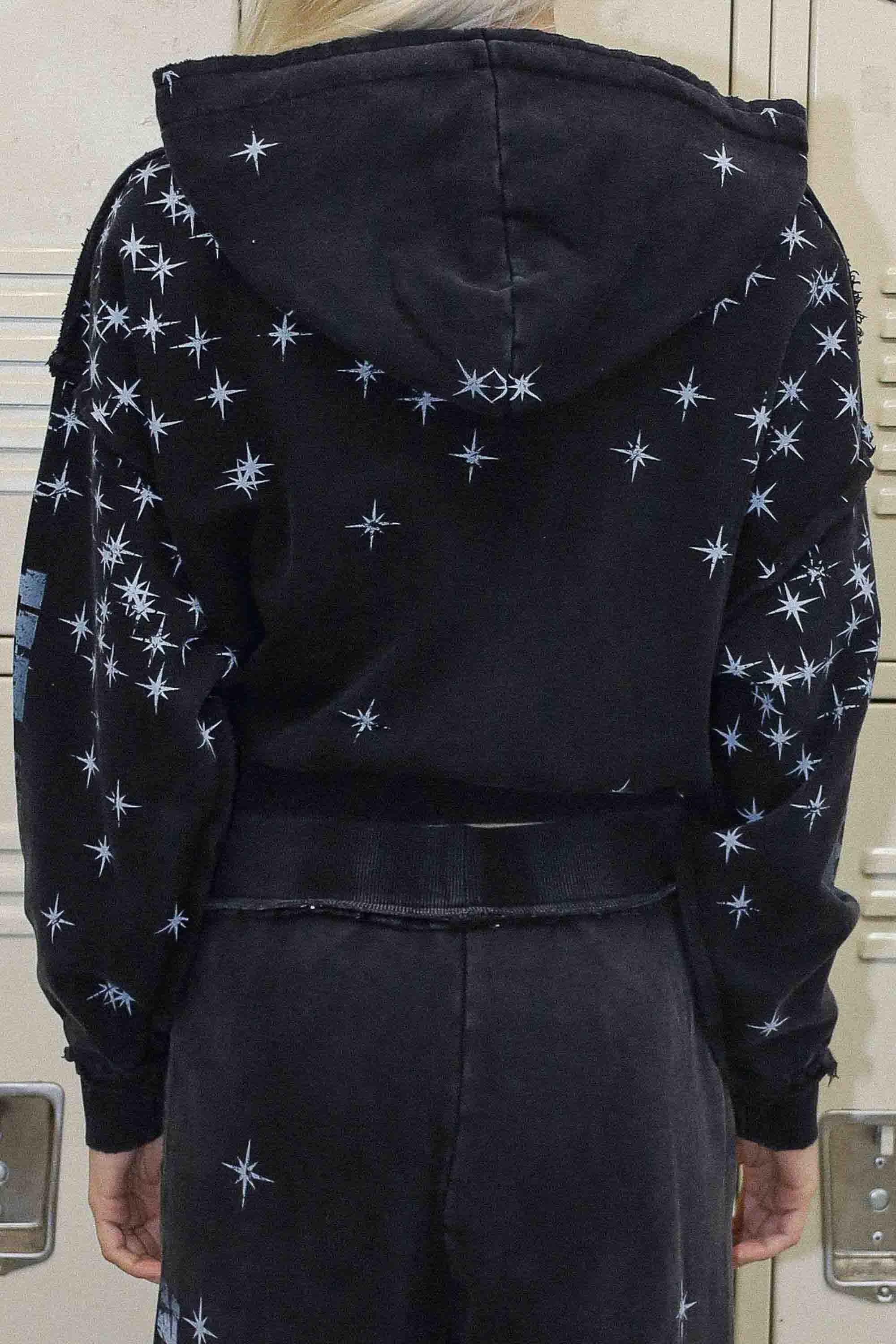MADE IN HEAVEN STARDUST ZIP UP HOODIE