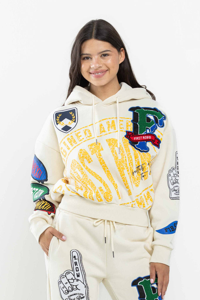 CHAMPIONSHIP WINNER CROPPED HOODIE