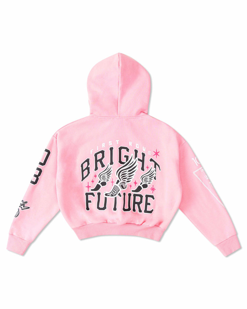 BRIGHT FUTURE CROPPED HOODIE