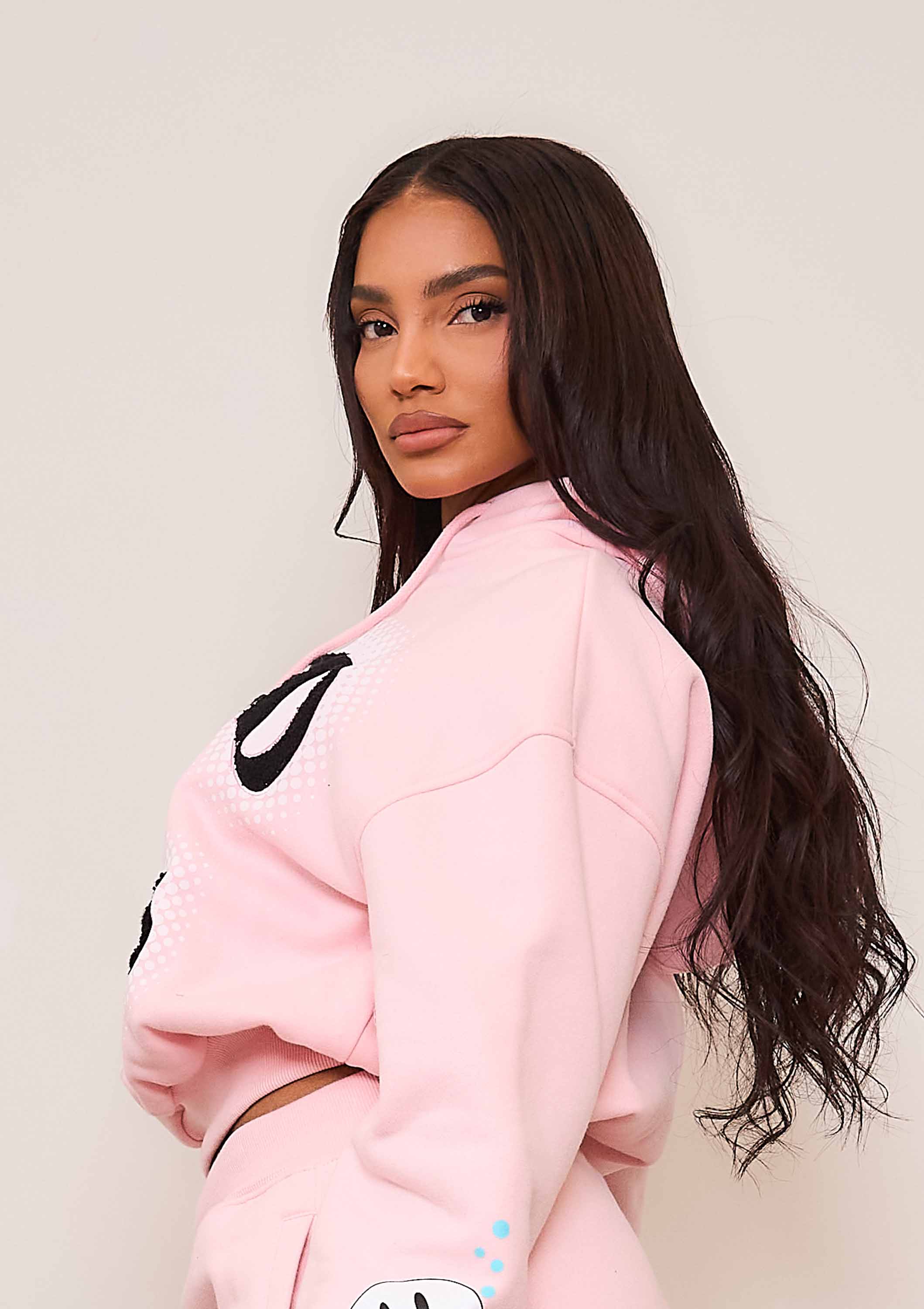 MIXED EMOTIONS PULLOVER CROPPED HOODIE