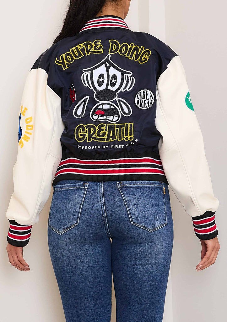 YOU ARE DOING OK  VARSITY JACKET