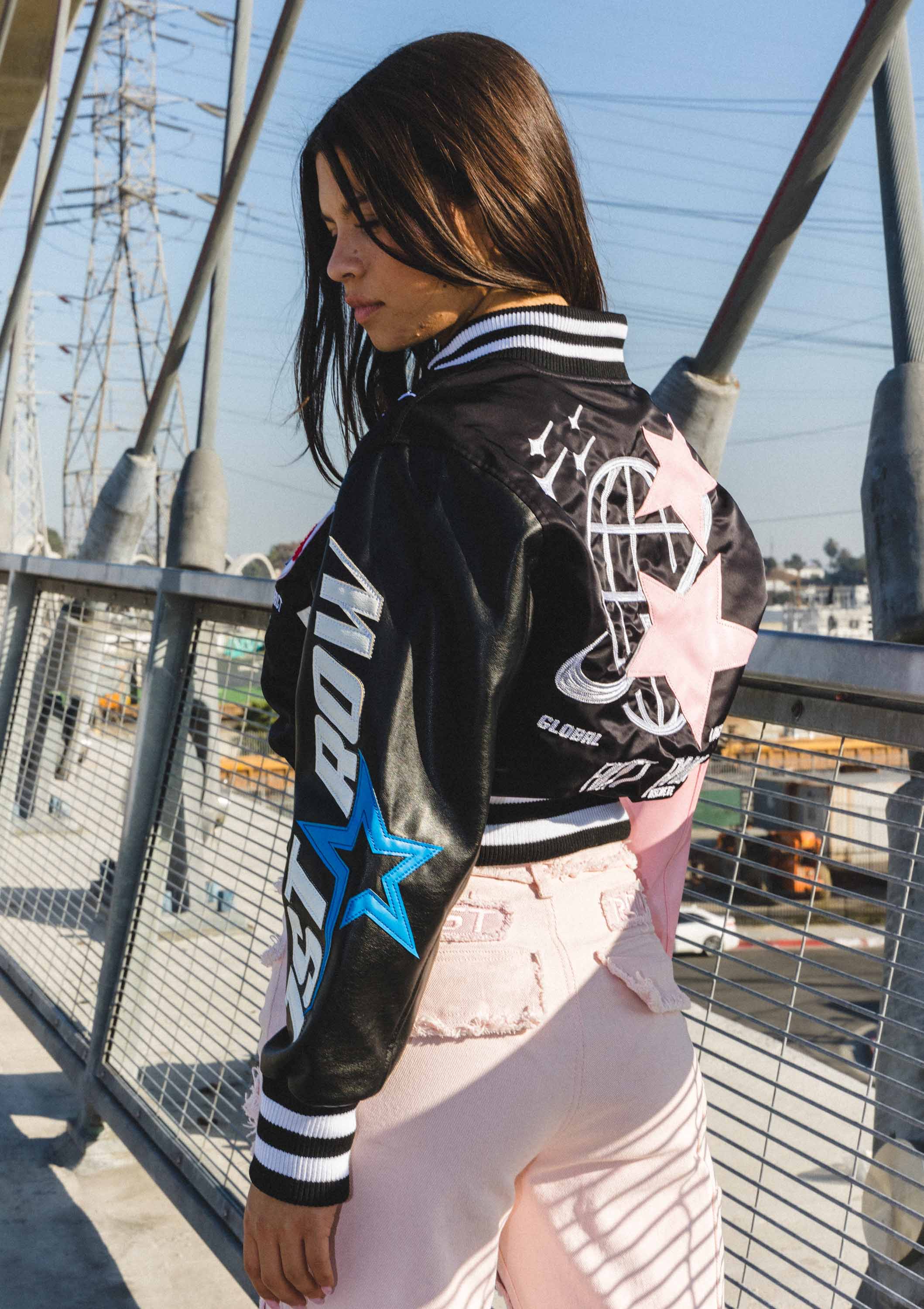 CROPPED VARSITY JACKET - WOMEN | First Row