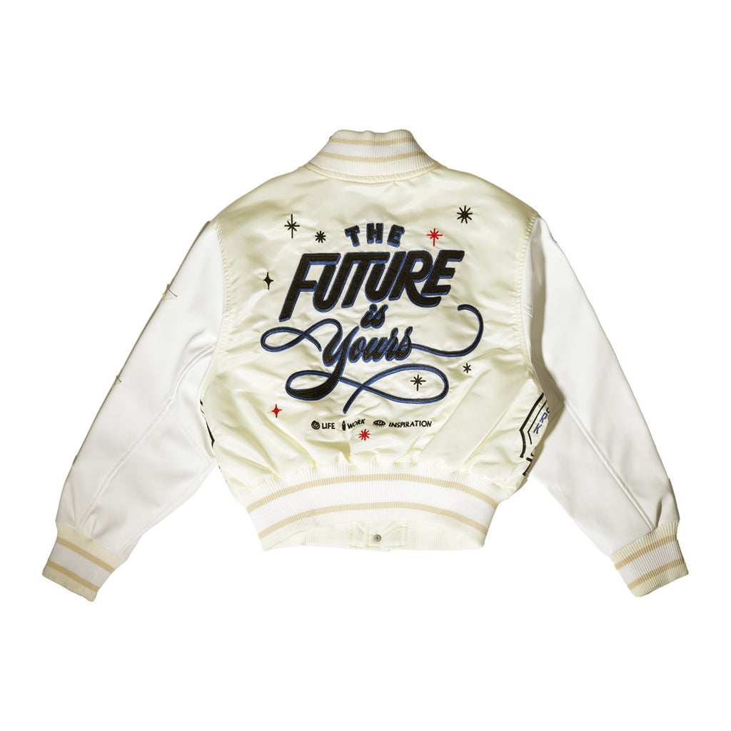 THE FUTURE IS YOURS VARSITY JACKET