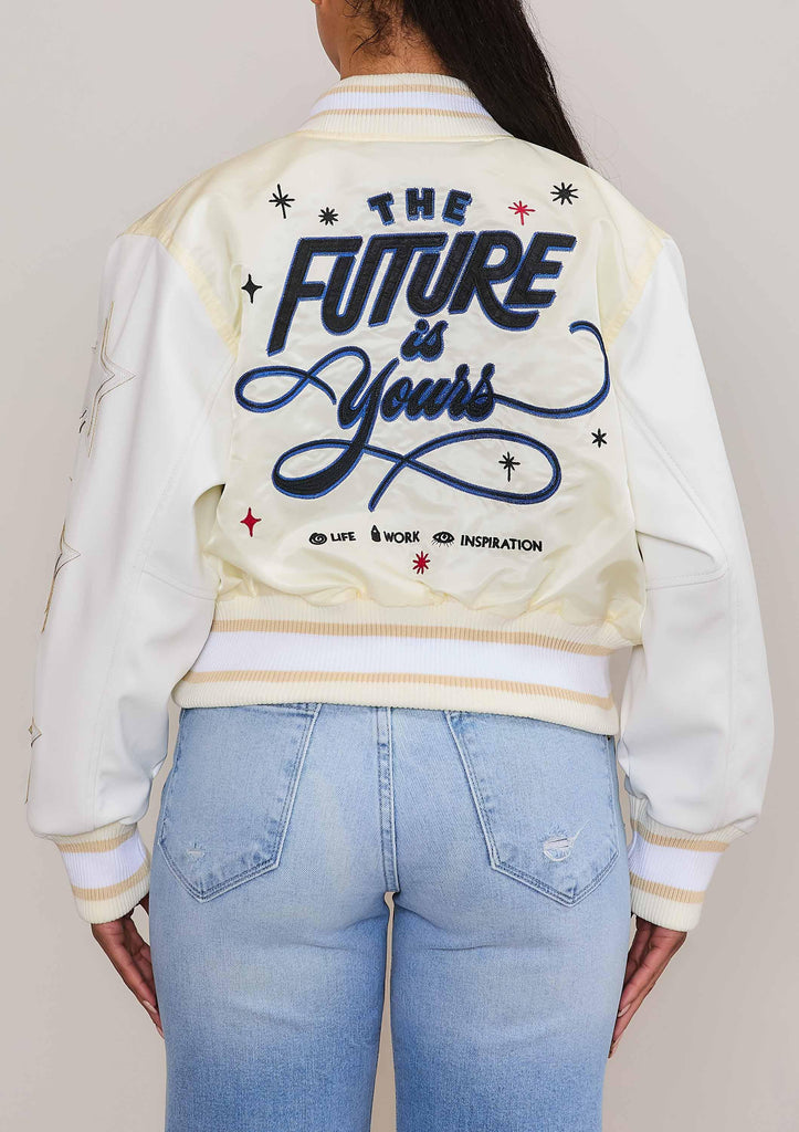 THE FUTURE IS YOURS VARSITY JACKET