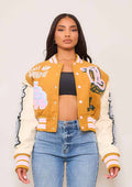 ART LEAGUE MULTI PATCHES VARSITY JACKET