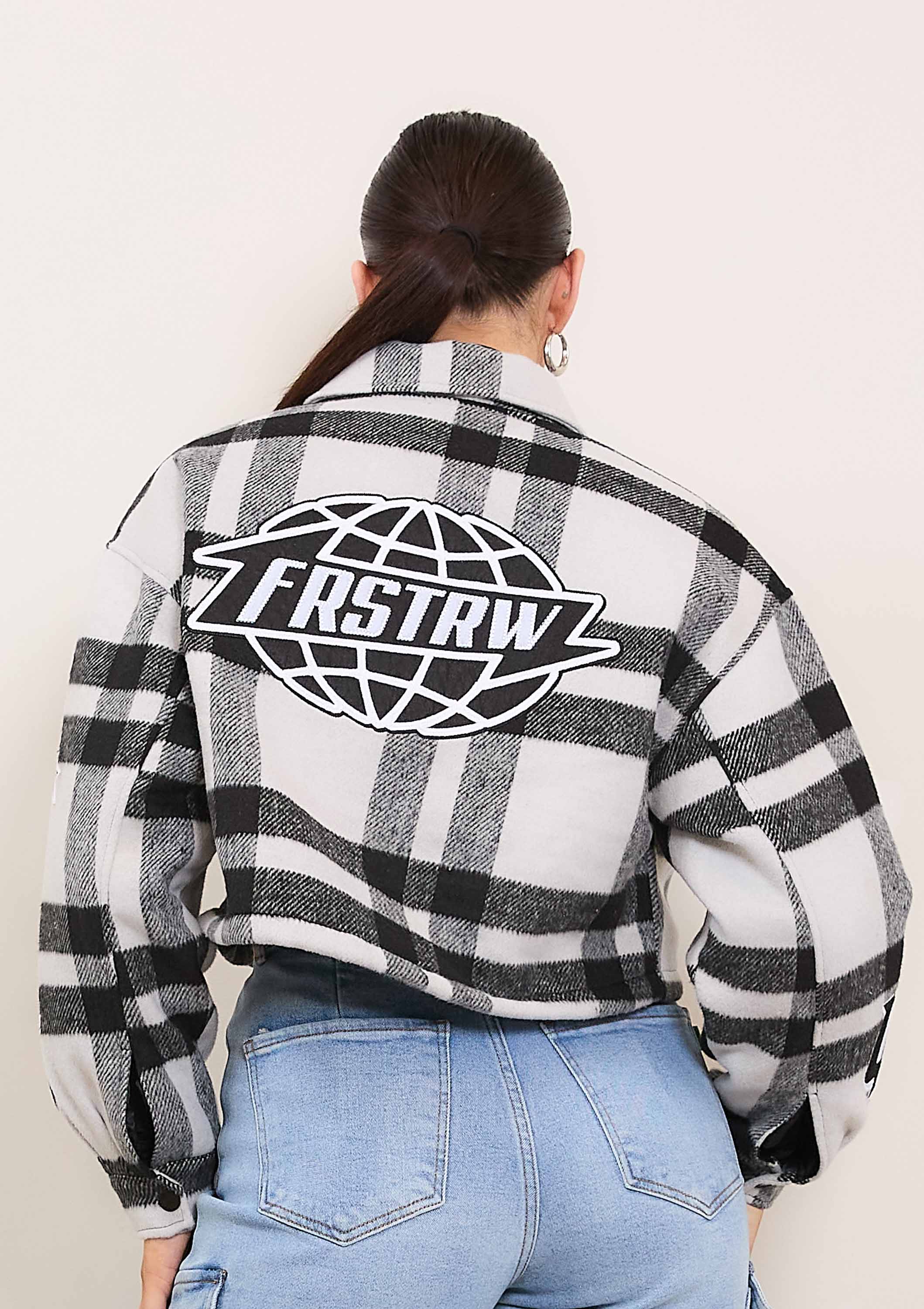 ALL OVER LOGO MULTI PATCHES SHACKET