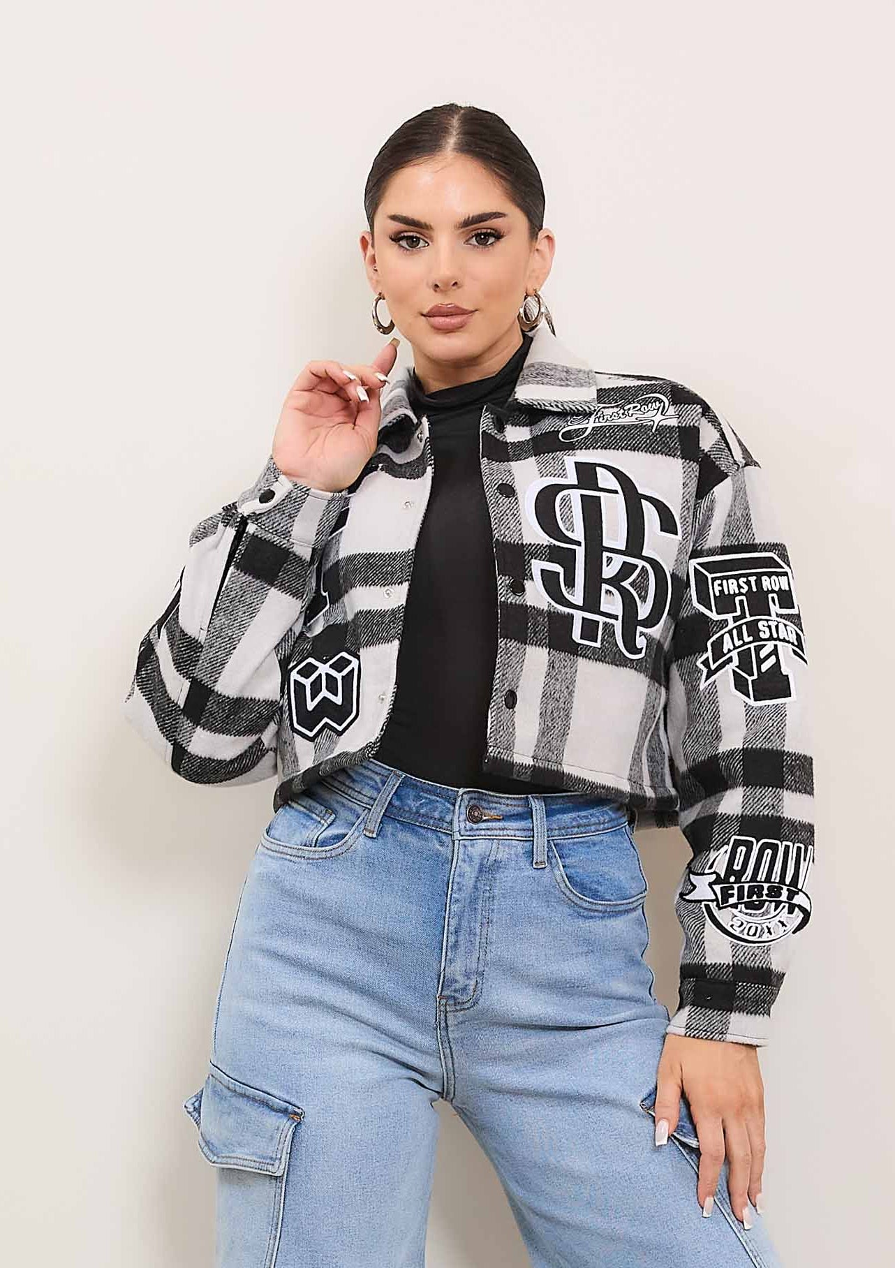 ALL OVER LOGO MULTI PATCHES SHACKET