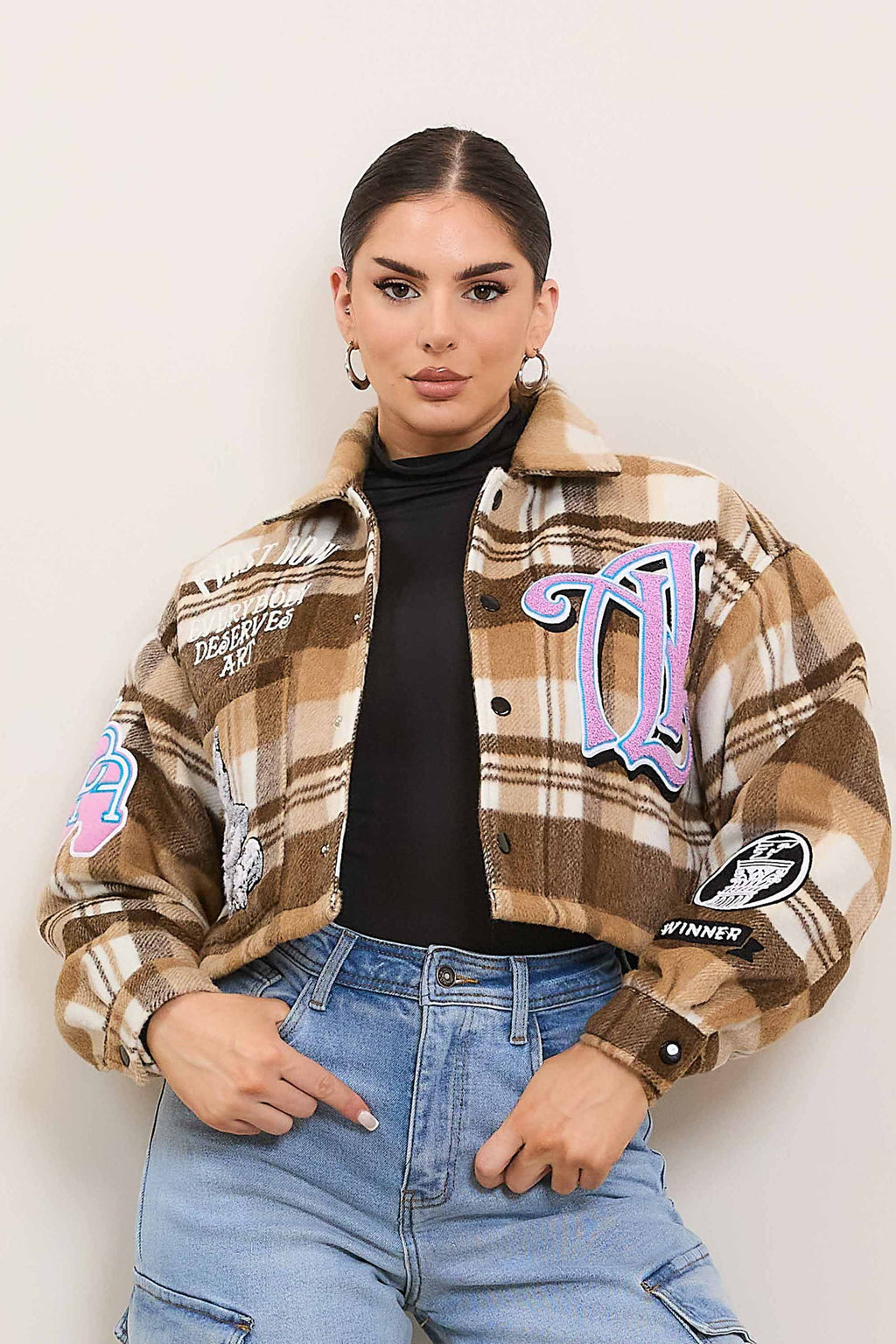 ART LEAGUE MULTI PATCHES SHACKET