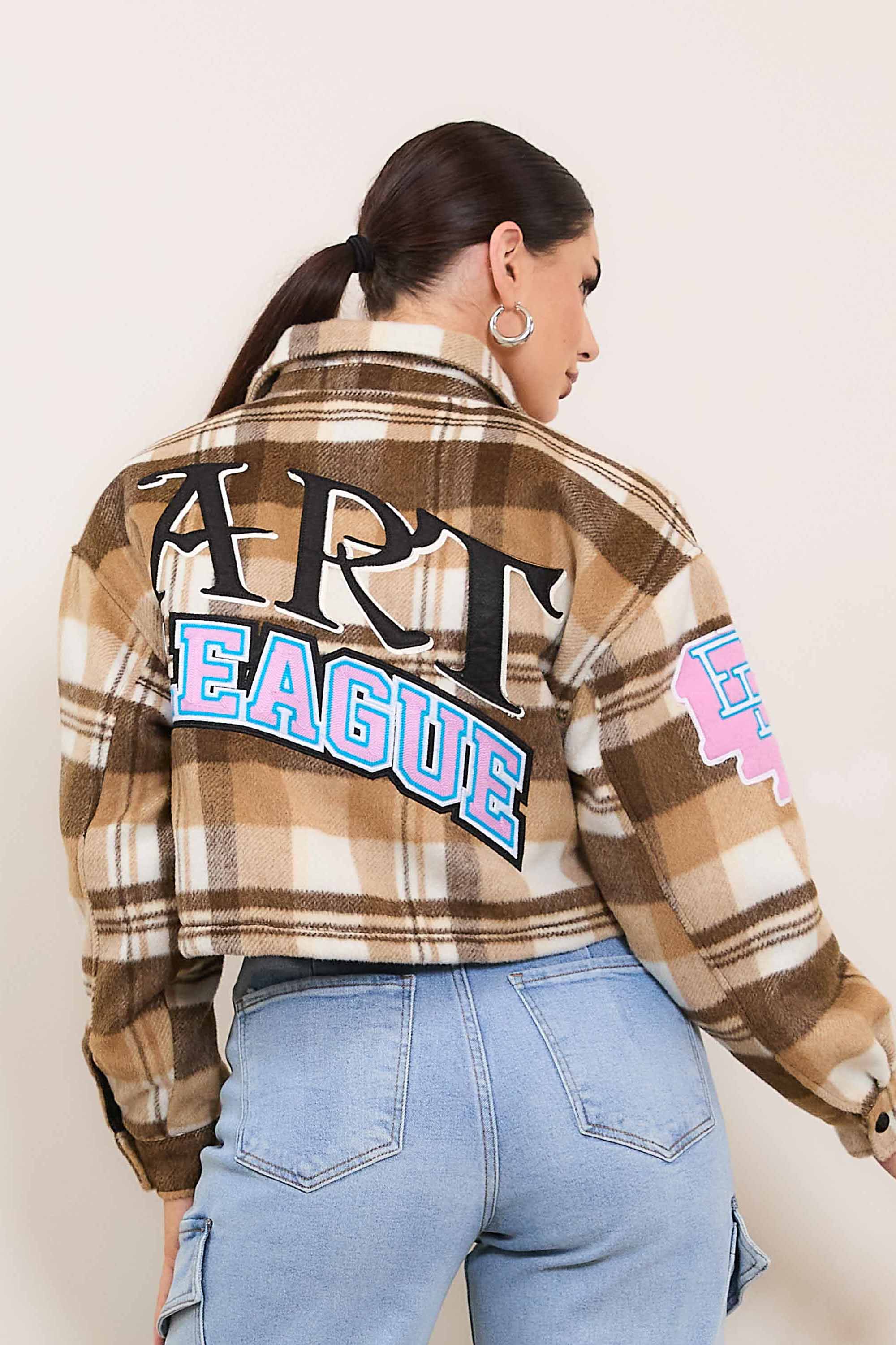 ART LEAGUE MULTI PATCHES SHACKET
