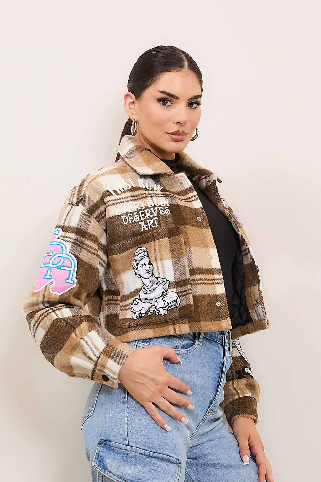 ART LEAGUE MULTI PATCHES SHACKET