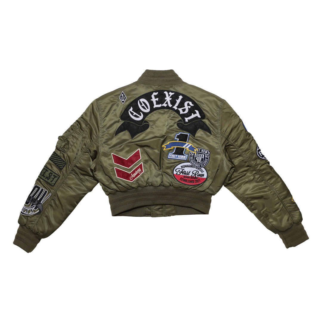 COEXIST MULTI PATCHES MA-1 JACKET