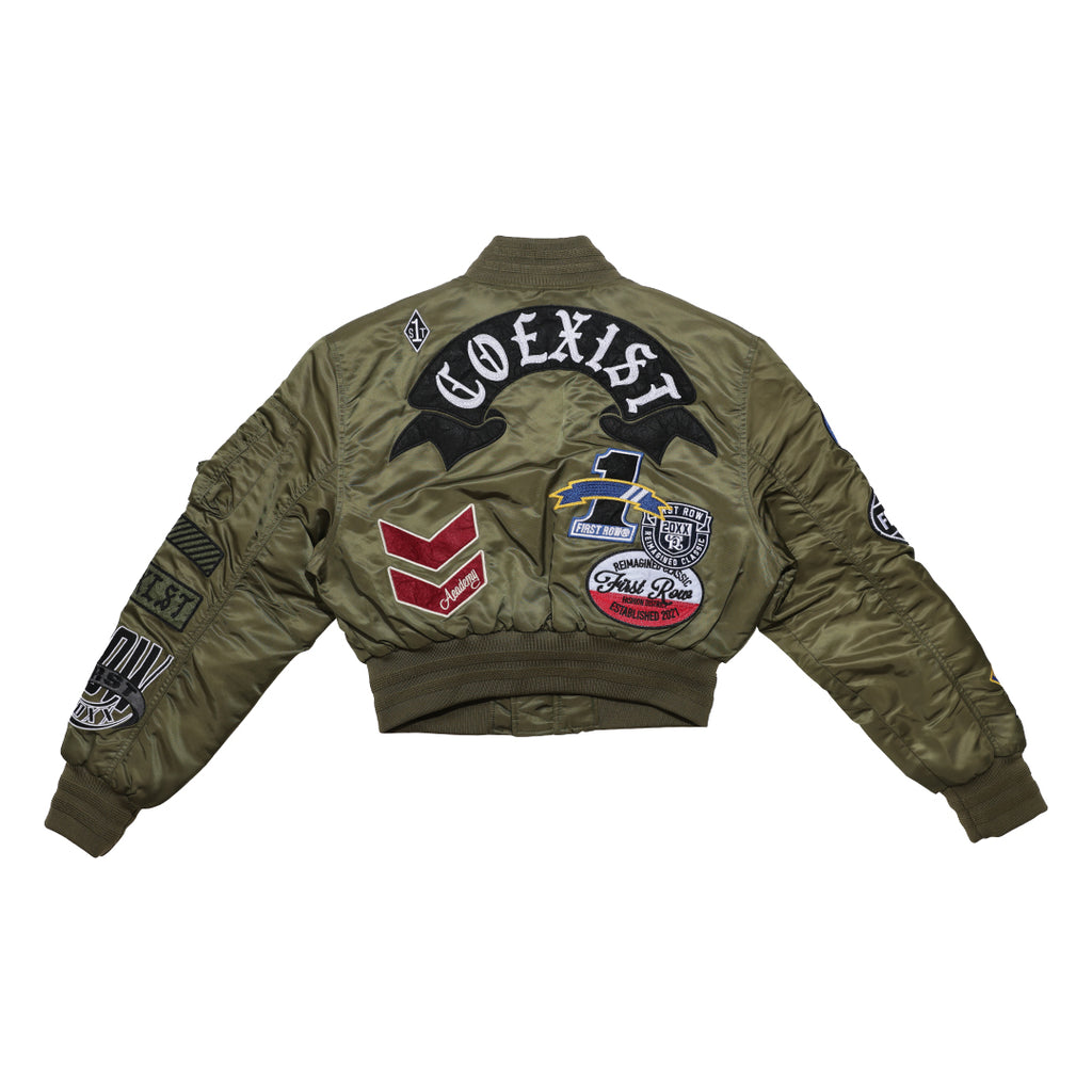 COEXIST MULTI PATCHES MA-1 JACKET