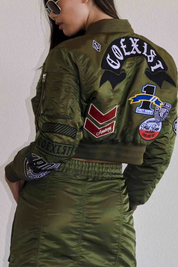 COEXIST MULTI PATCHES MA-1 JACKET