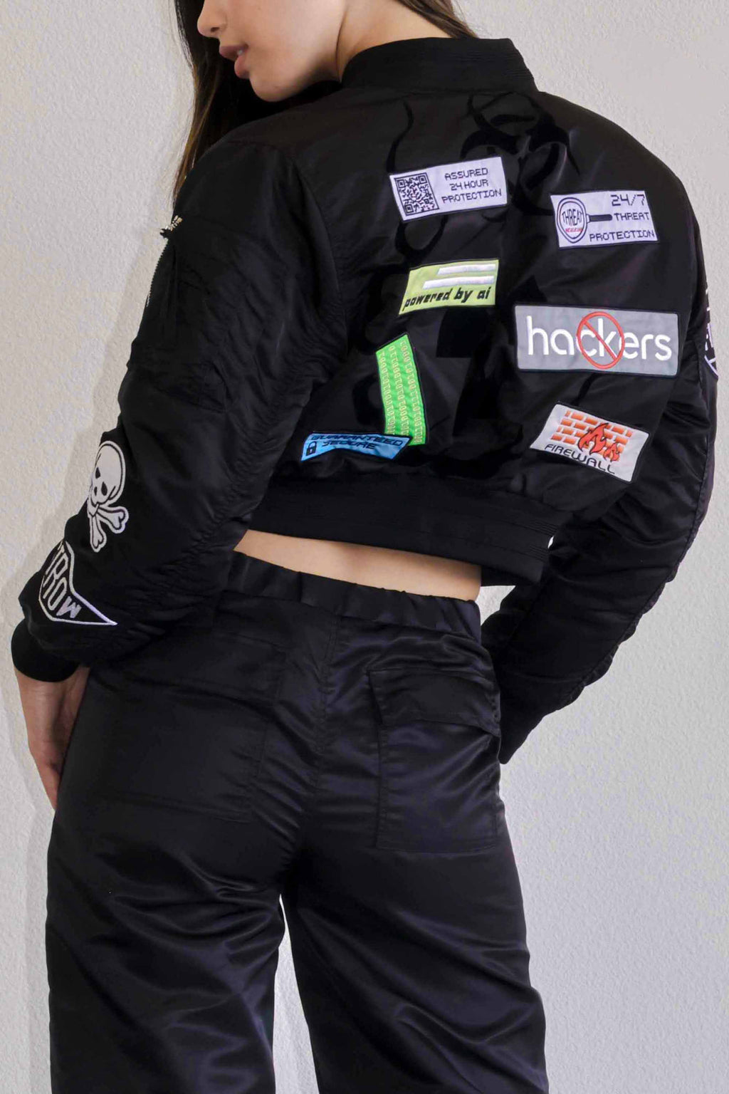 CAUTION MULTI PATCHES MA-1 JACKET