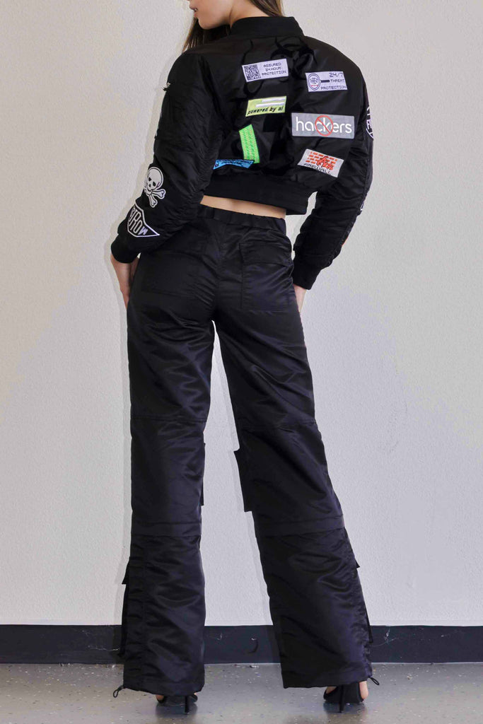 CAUTION MULTI PATCHES MA-1 JACKET