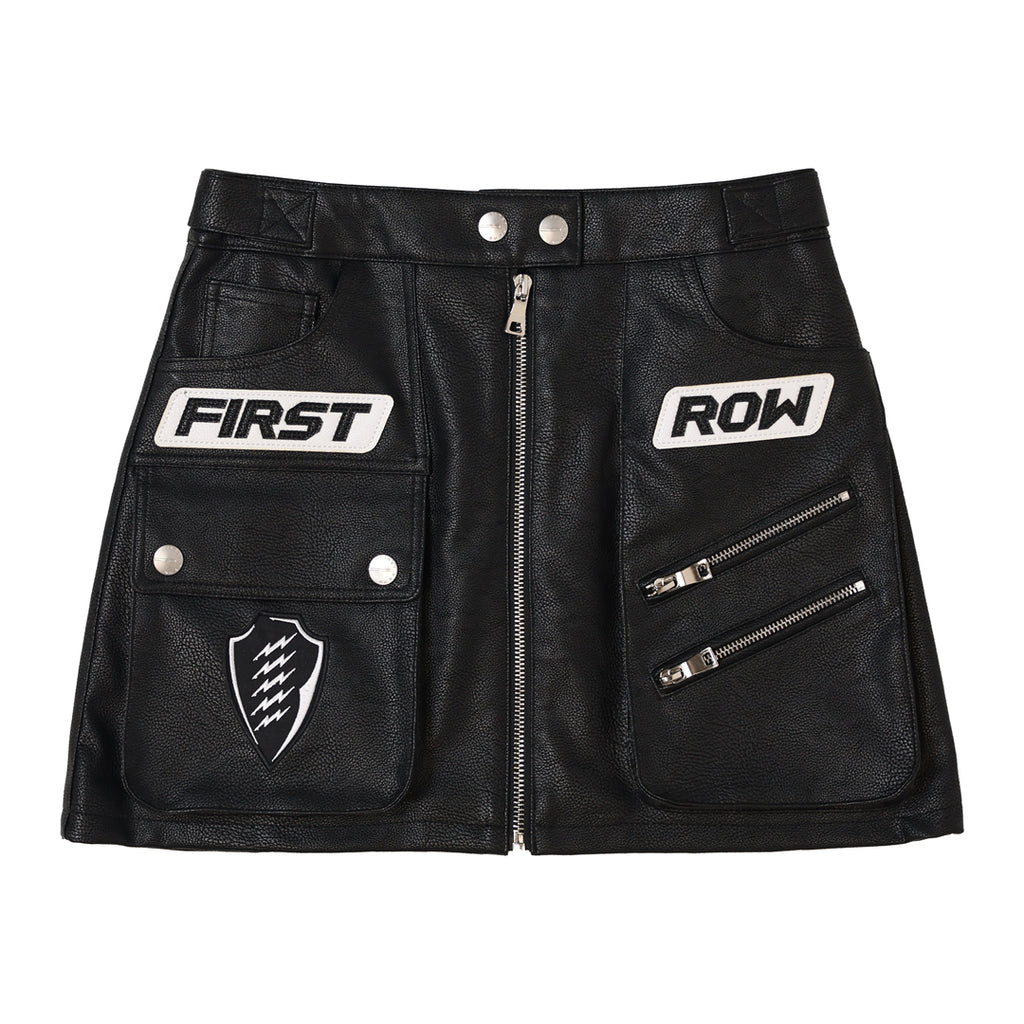 CAUTION NOT SO QUIET RACING MINI SKIRT