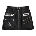 CAUTION NOT SO QUIET RACING MINI SKIRT