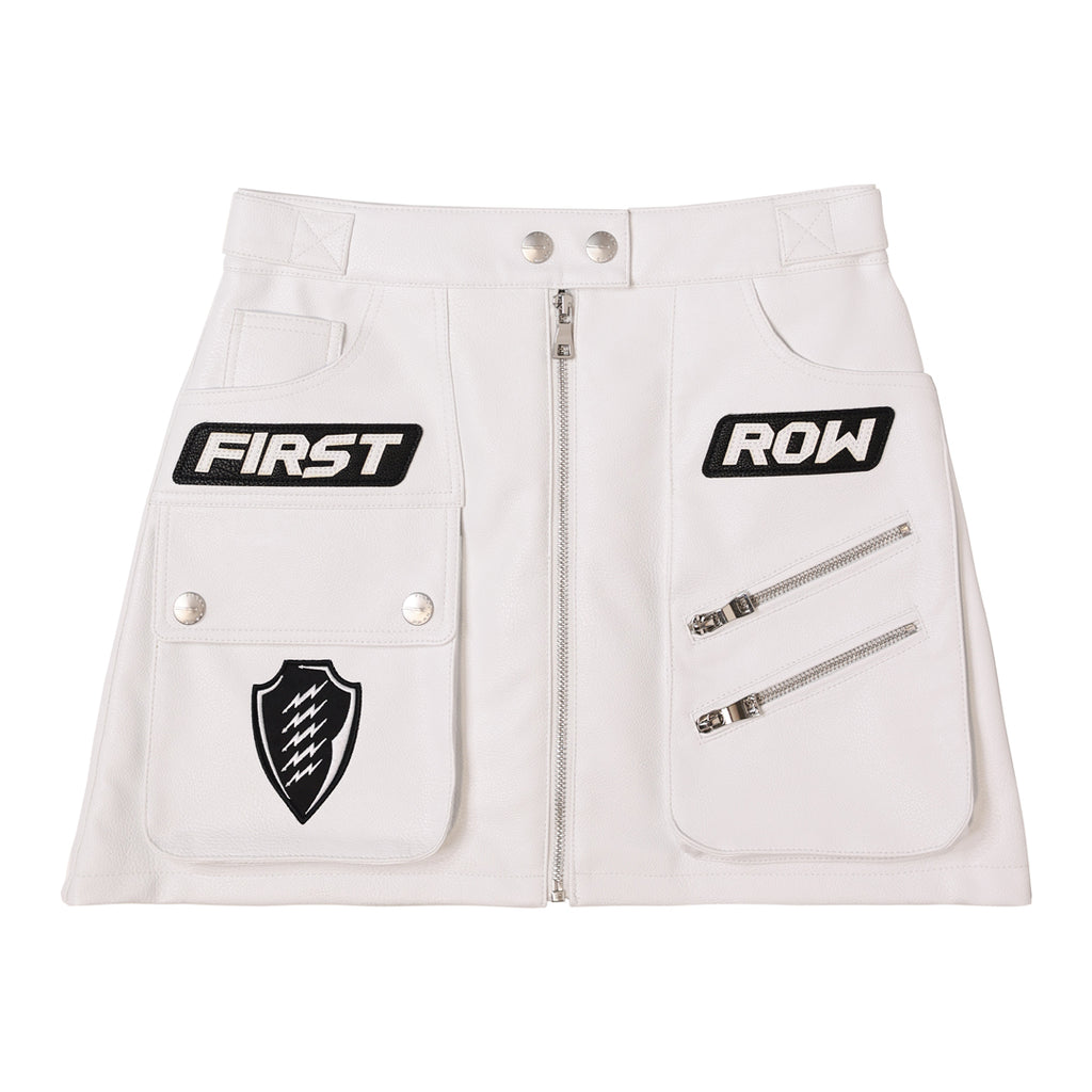 CAUTION NOT SO QUIET RACING MINI SKIRT