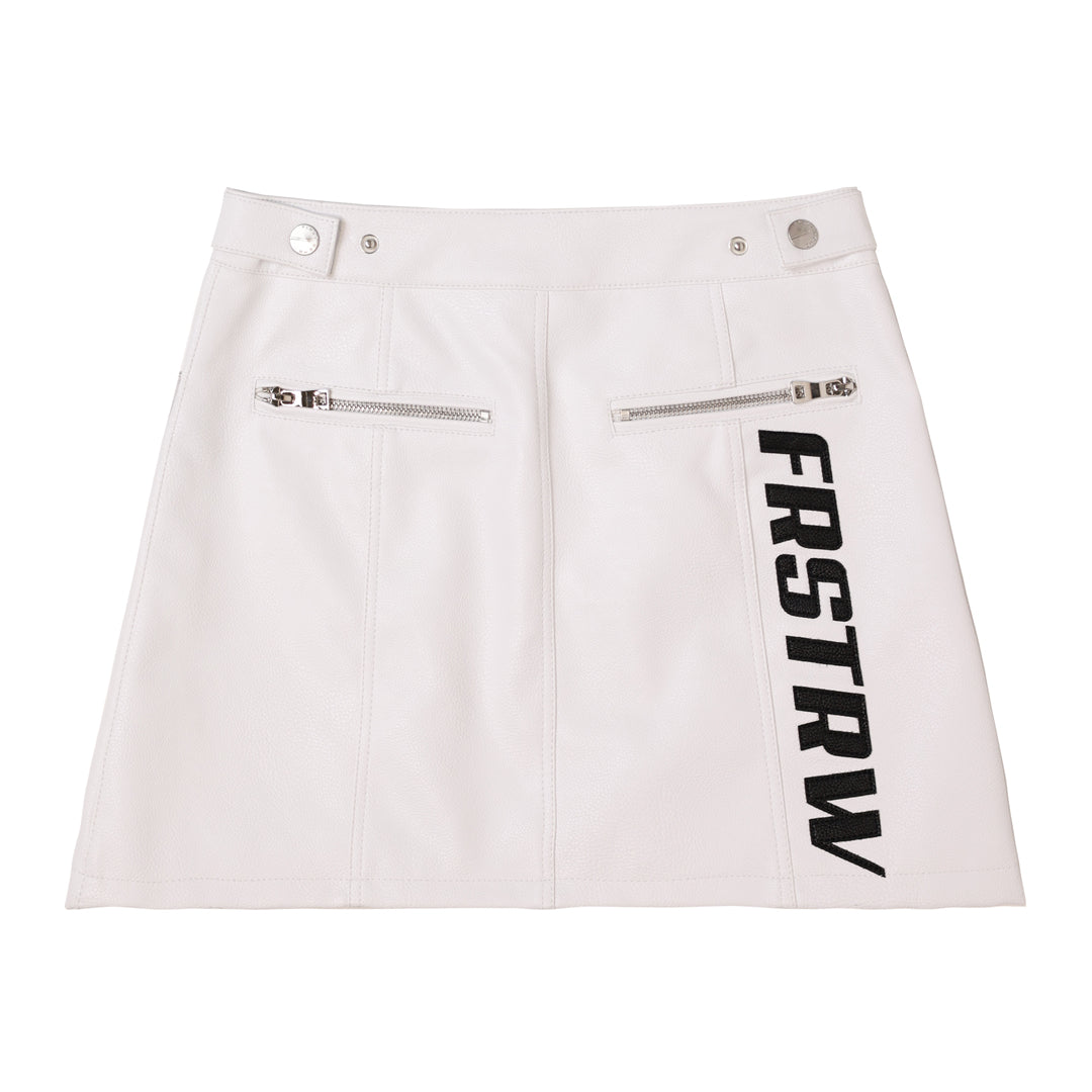 CAUTION NOT SO QUIET RACING MINI SKIRT