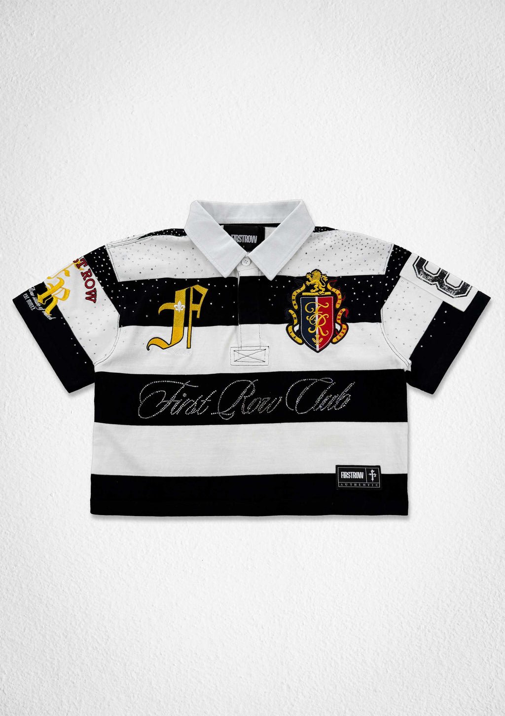 PROPERTY OF FIRST ROW CROSS POLO (WOMEN CROP)