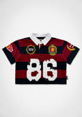 FIRST ROW CLUB VARSITY 86 POLO (WOMEN CROP)