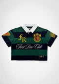 PROPERTY OF FIRST ROW CREST POLO (WOMEN CROP)
