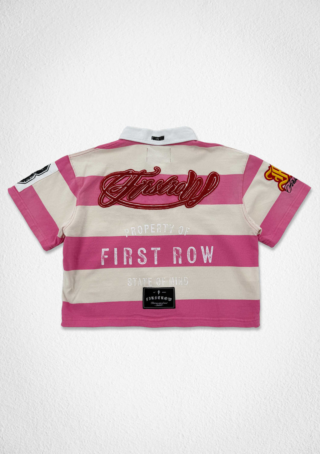 PROPERTY OF FIRST ROW HERITAGE POLO (WOMEN CROP)