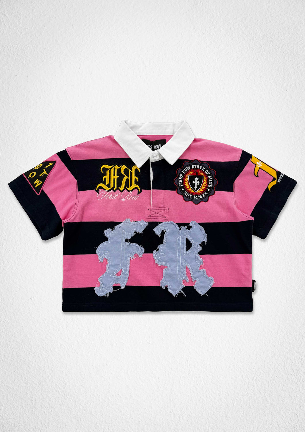 FIRST ROW CLUB HERITAGE POLO (WOMEN CROP)