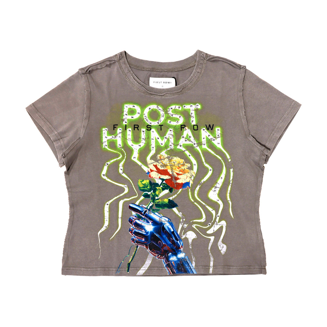POST HUMAN SOFT CODE WASHED TEE