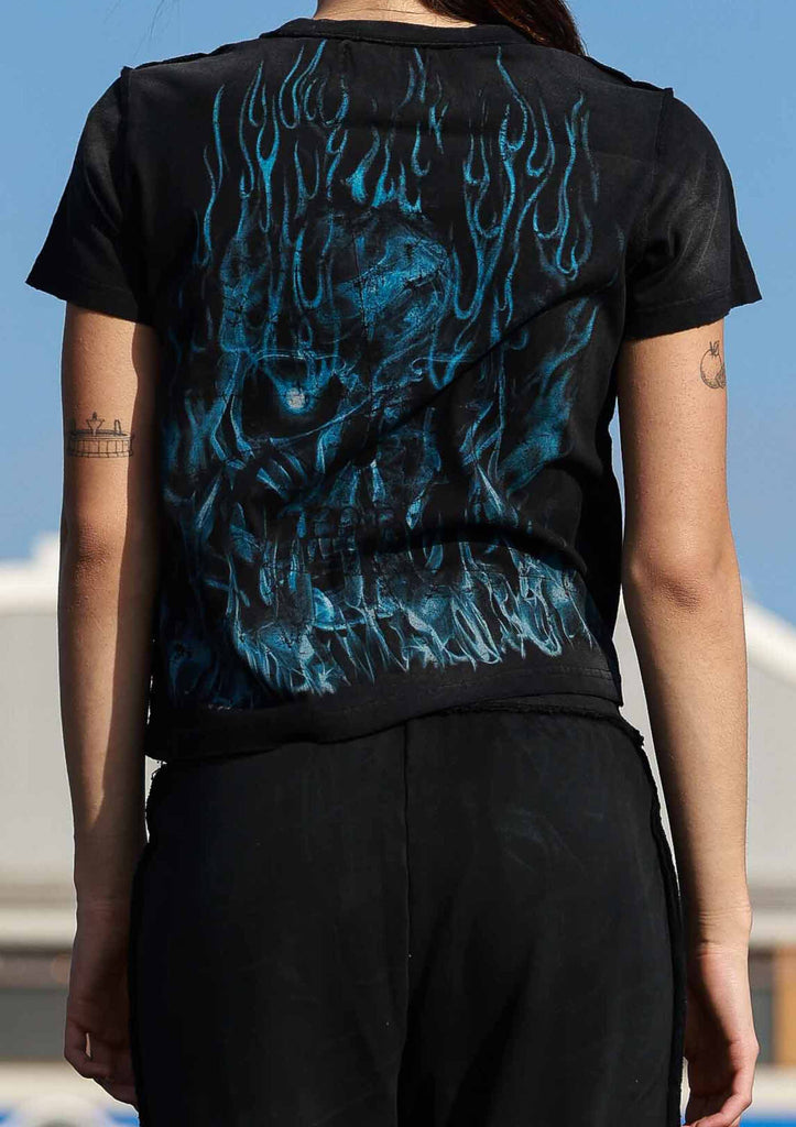 WAKE UP AND BE FIERCE FLAME TEE