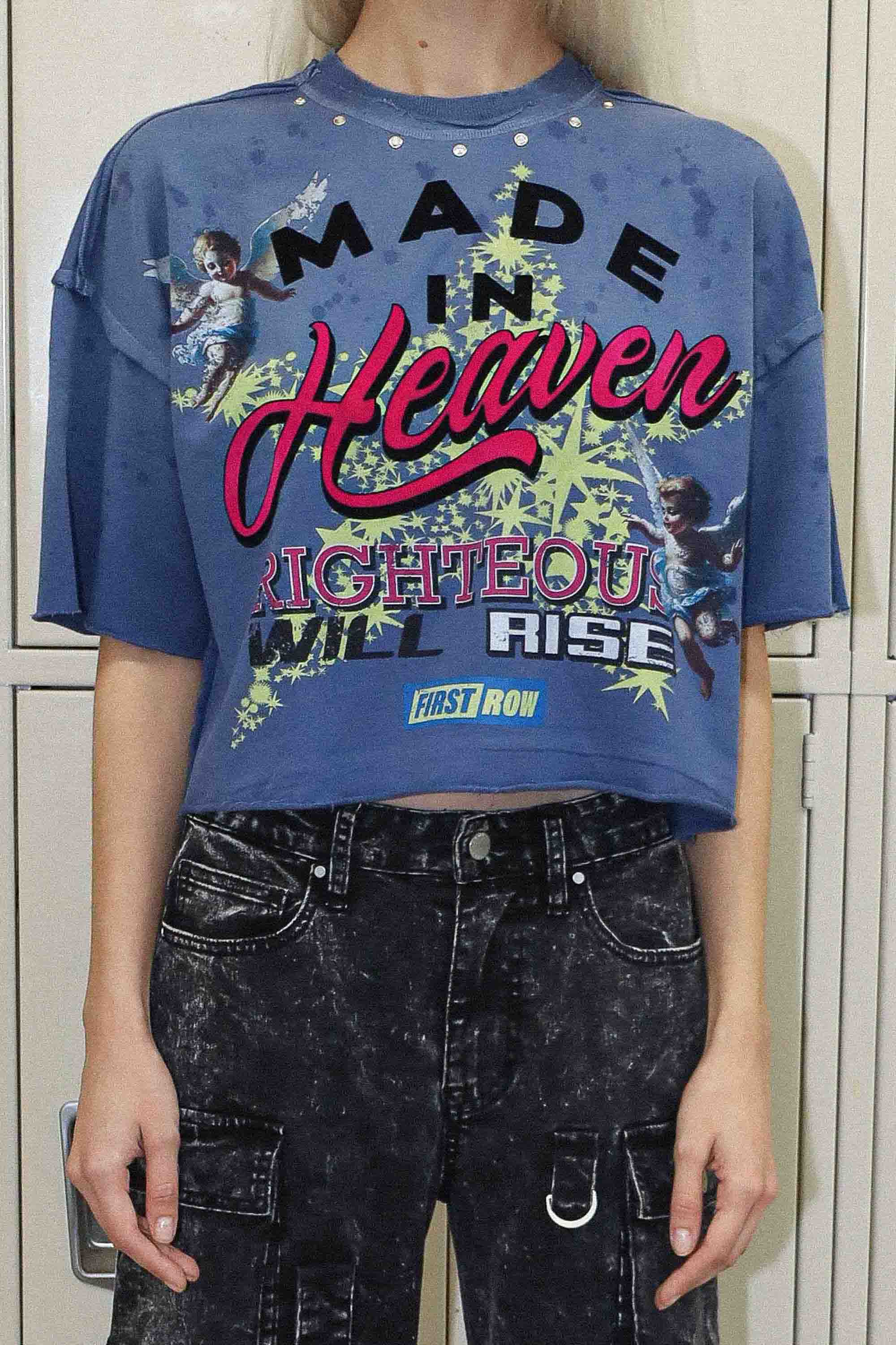 MADE IN HEAVEN RIGHTEOUS WILL CROPPED TEE