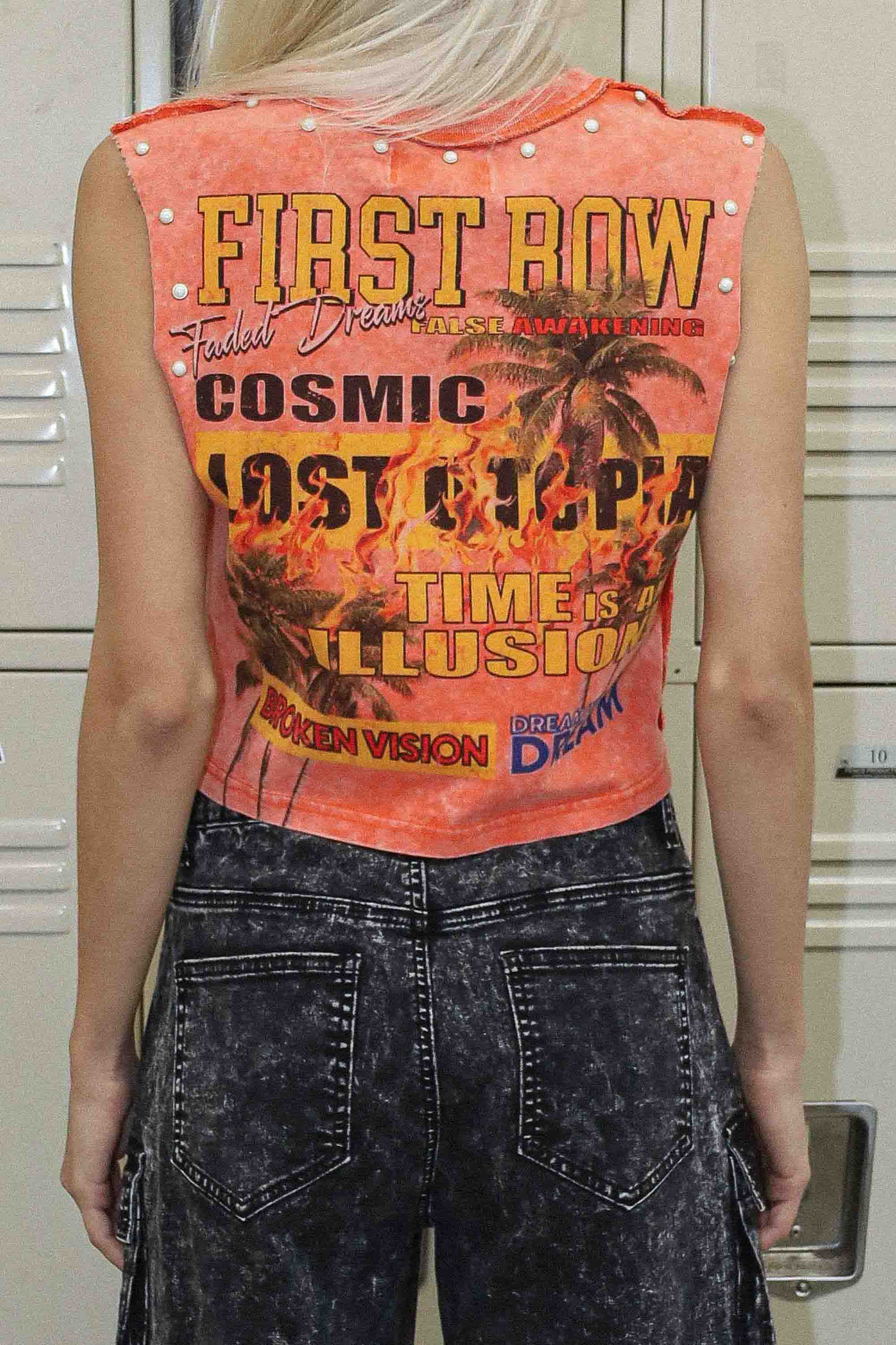 LOST UTOPIA BROKEN BABY MUSCLE TEE
