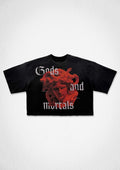 GODS AND MORTALS MYTHIC VISION CROPPED TEE