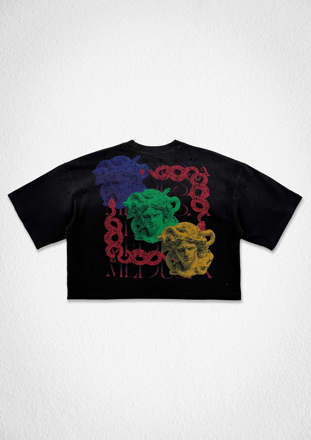 GODS AND MORTALS MYTHIC VISION CROPPED TEE