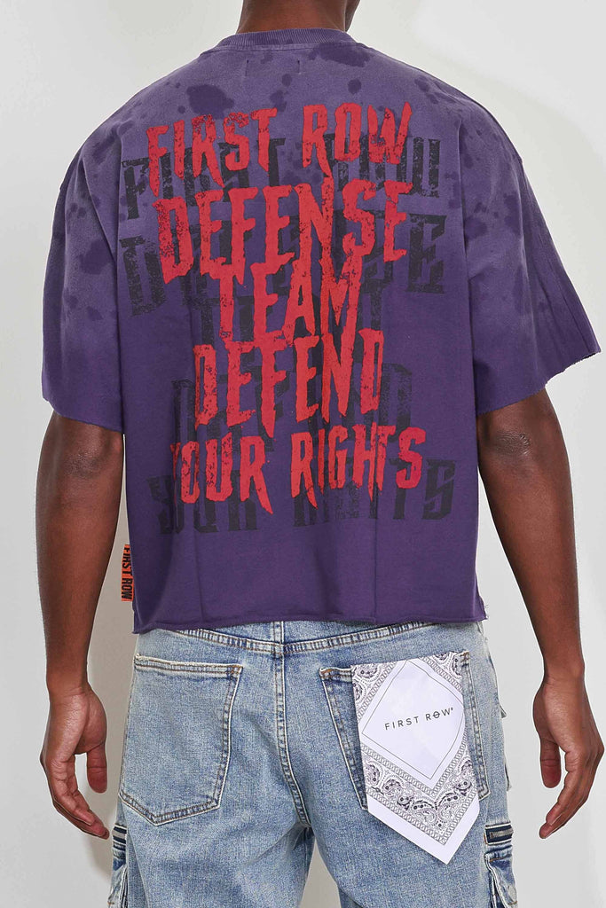 WARNING NOT SO QUIET HOWLING WOLF CROPPED TEE