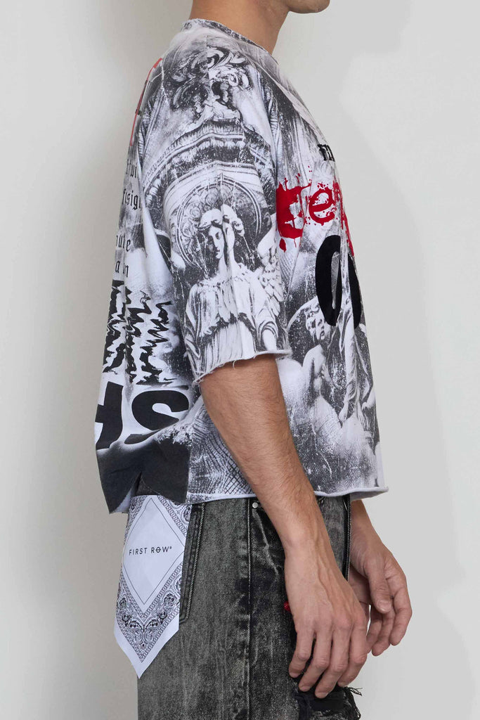 ETERNAL MYTHS GARDEN OF ANGEL CROPPED TEE
