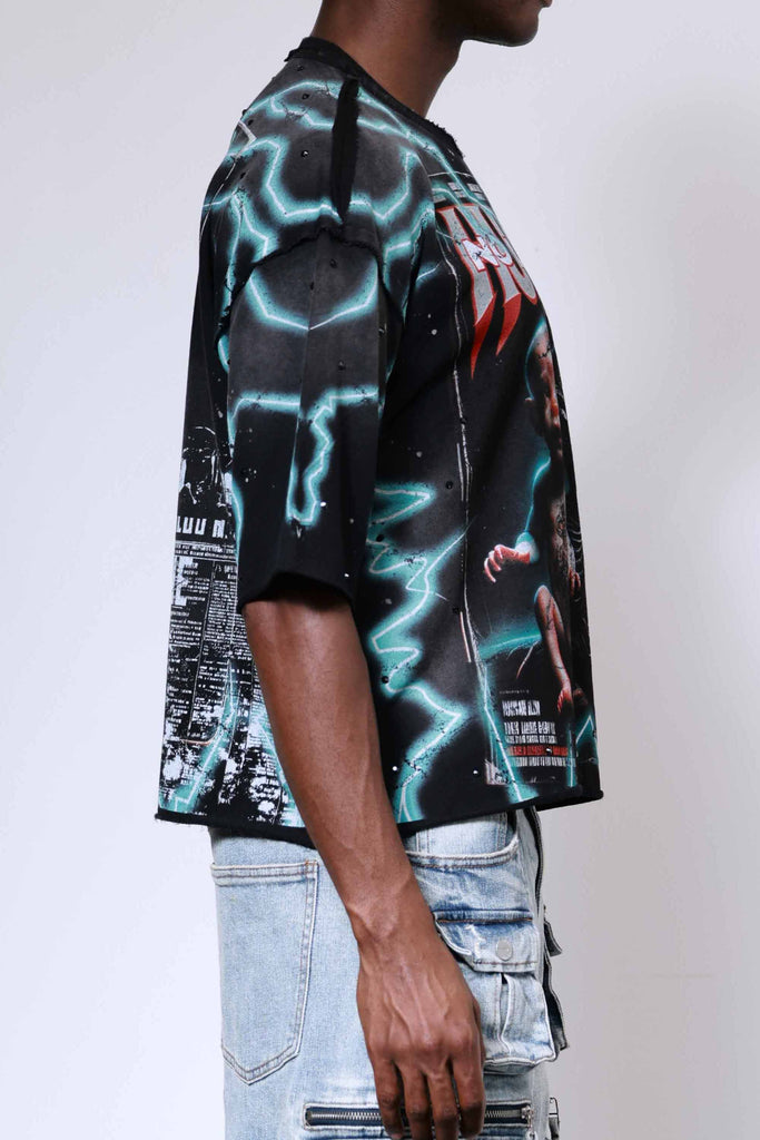 BREAKING NEWS HUMAN NO LONGER CROPPED TEE