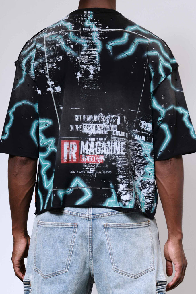 BREAKING NEWS HUMAN NO LONGER CROPPED TEE