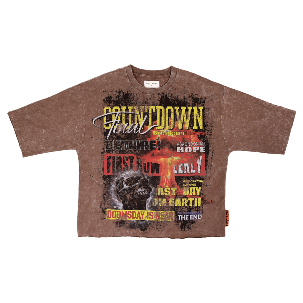 BREAKING NEWS COUNTDOWN CROPPED TEE