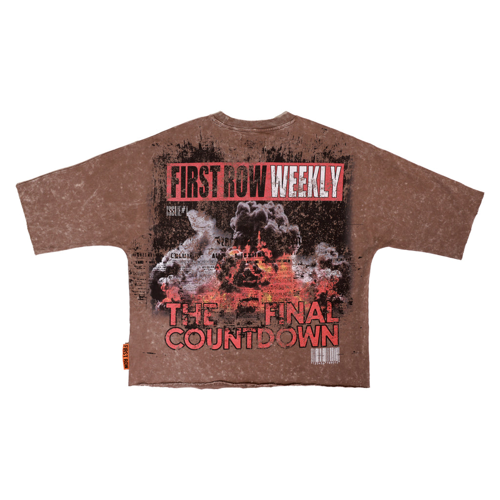 BREAKING NEWS COUNTDOWN CROPPED TEE