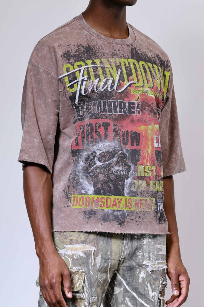 BREAKING NEWS COUNTDOWN CROPPED TEE