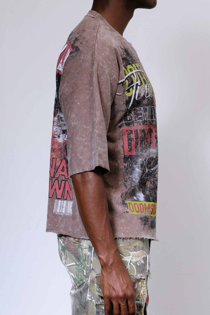 BREAKING NEWS COUNTDOWN CROPPED TEE